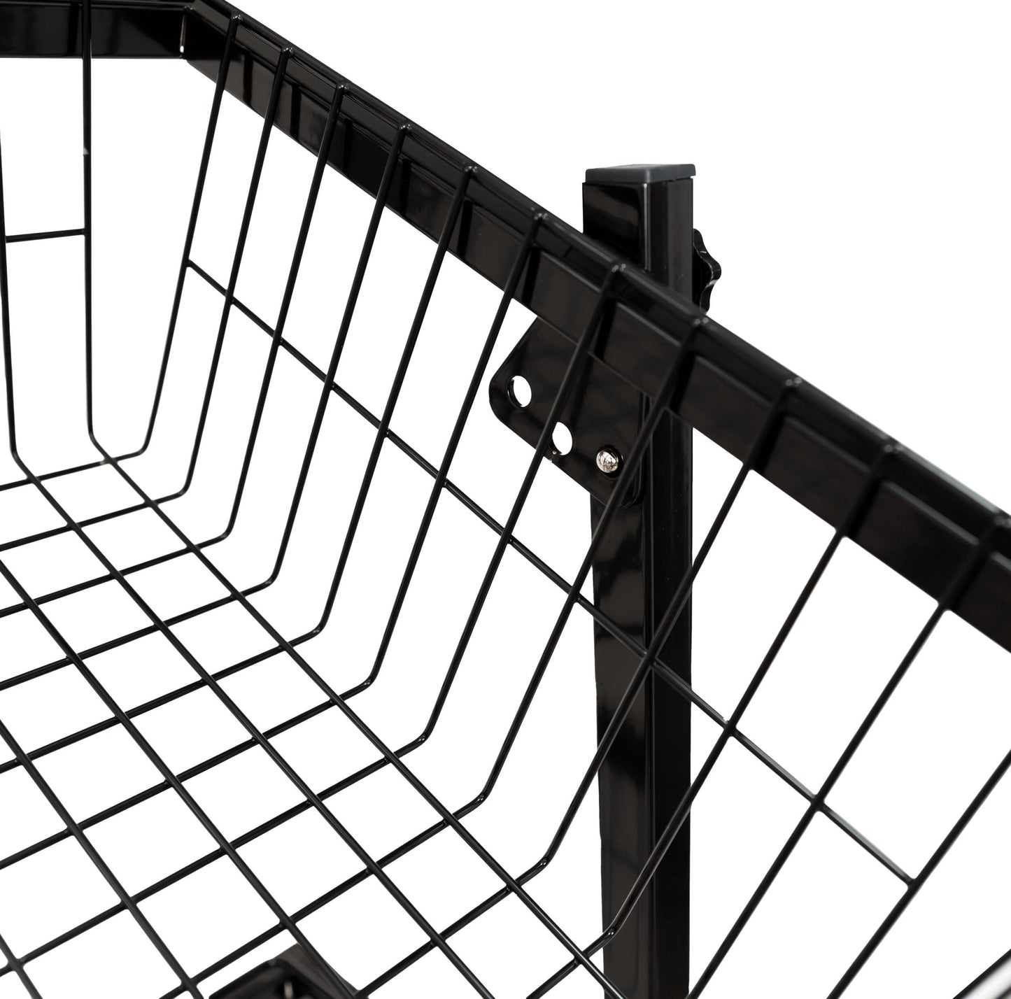 Rollständer mit verstellbaren Körben schwarz