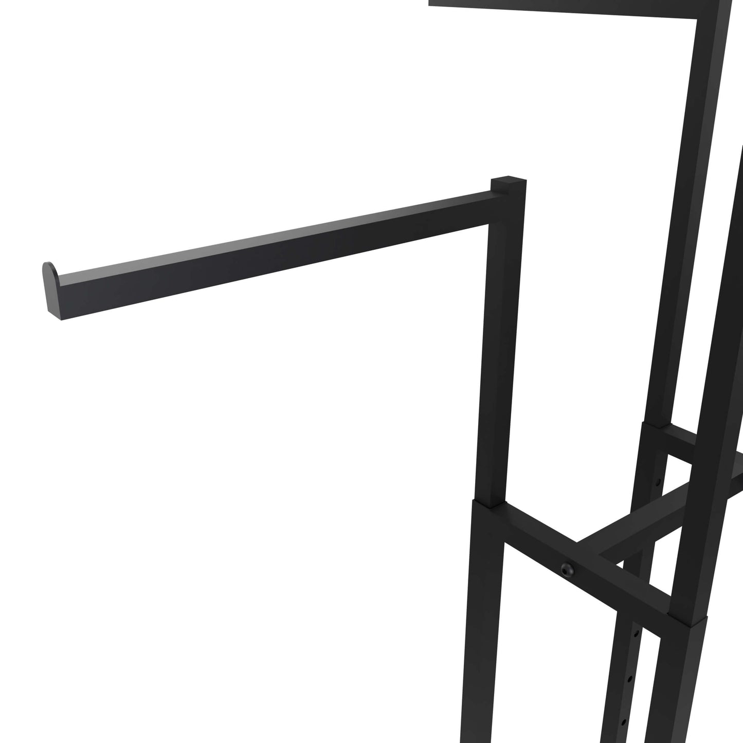 Kreuzständer höhenverstellbare Arme gerade, schwarz 120-183x110x110 cm