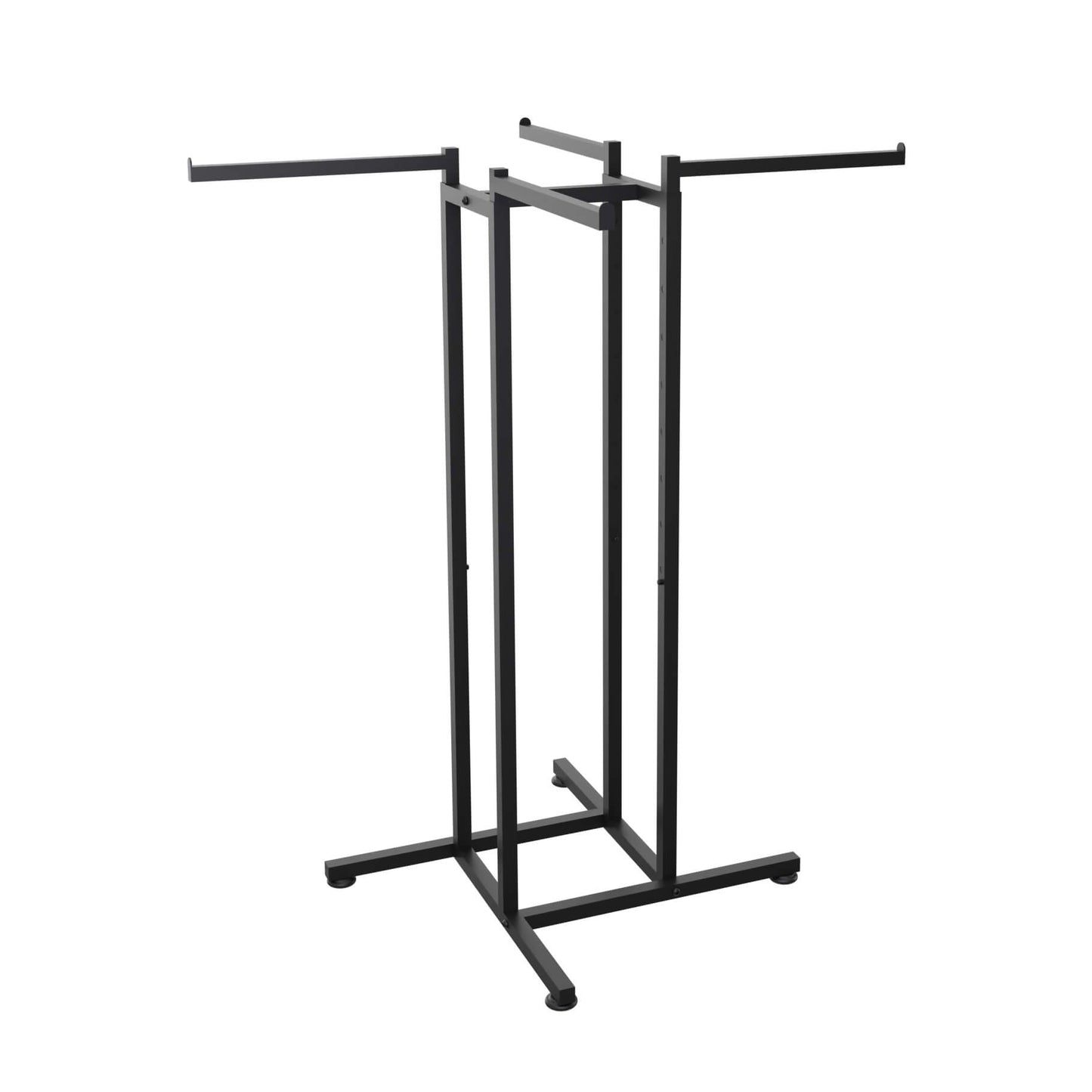 Kreuzständer höhenverstellbare Arme gerade, schwarz 120-183x110x110 cm