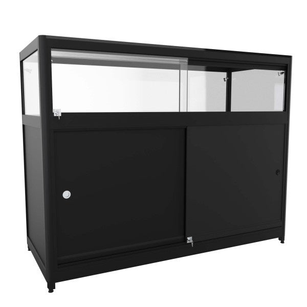 28303_thekenvitrine_schwarz_mit_led_beleuchtung_schiebetueren_600x600