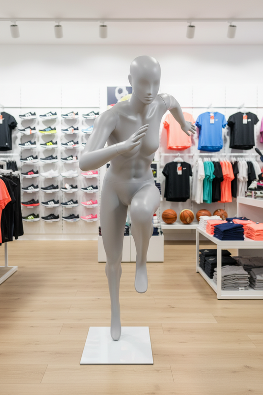 Penther Damen-Schaufensterpuppe athletische Figur, Sprinterin
