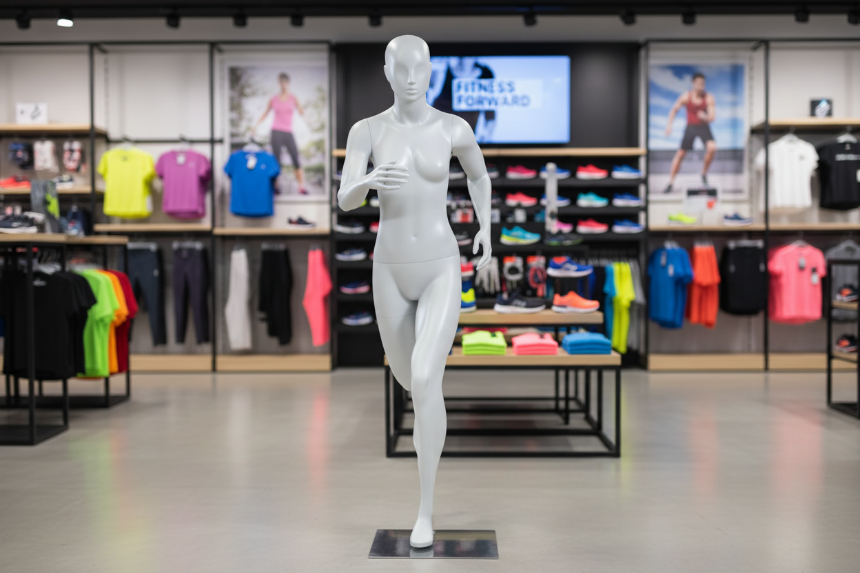 Penther Damen-Schaufensterpuppe athletische Figur, Joggerin