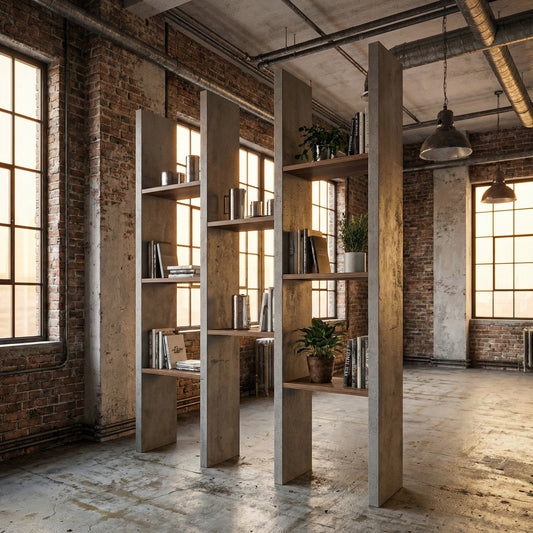 Regal_Beton_Holzfachböden